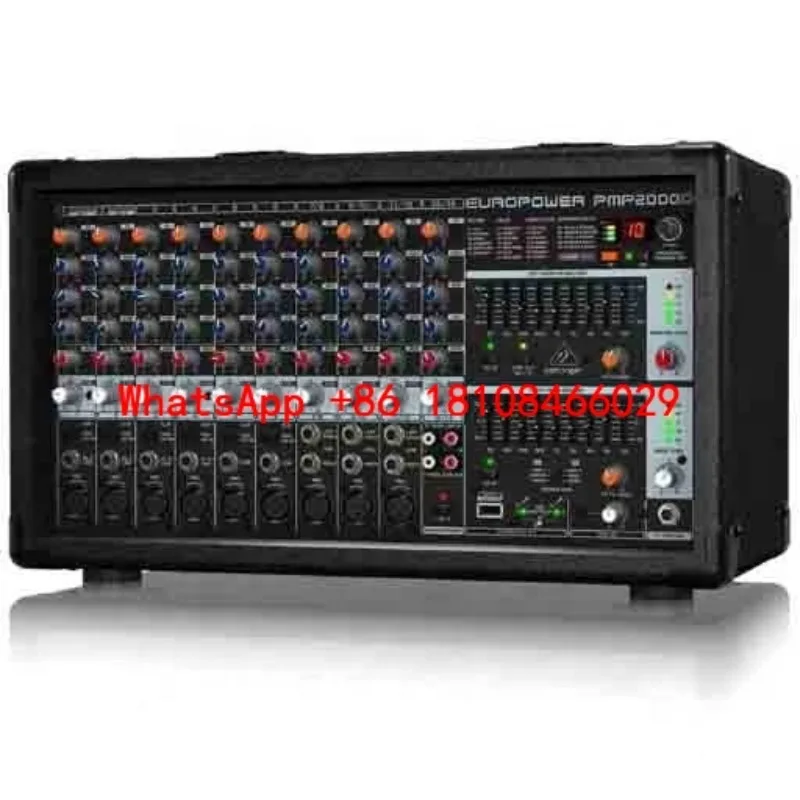 PMP2000D Professional Stage Sound Reinforcement Large Mixer Integrated Power Amplifier Machine Communication Networking Product
PMP2000D Professional Stage Sound Reinforcement Large Mixer Integrated Power Amplifier Machine Communication Networking Product