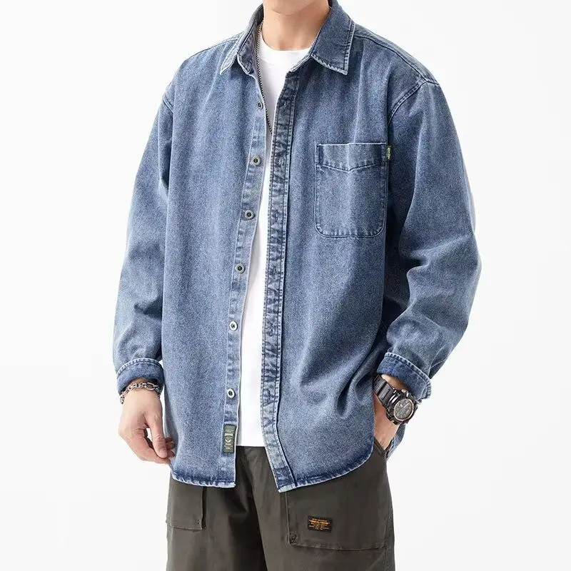 Мужская повседневная куртка свободного кроя в стиле Харадзюку, весна-осень, трендовая, в корейском стиле, уличная одежда, верхняя одежда
Мужская повседневная куртка свободного кроя в стиле Харадзюку, весна-осень, трендовая, в корейском стиле, уличная одежда, верхняя одежда