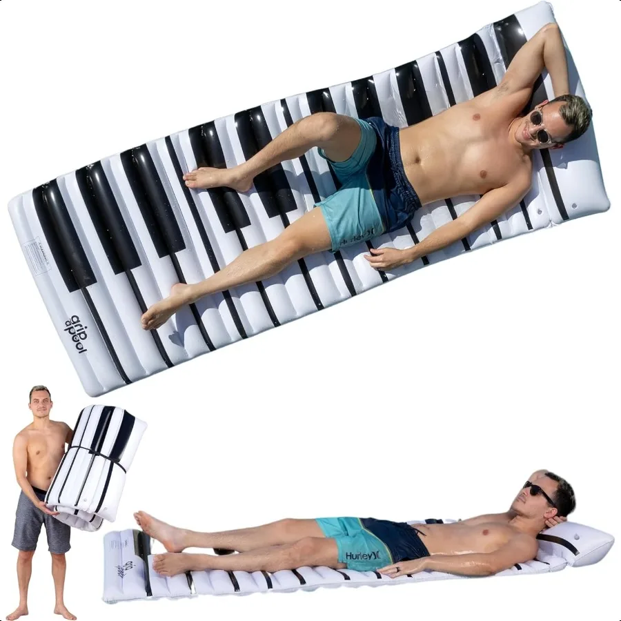 Iatable Pool Float for Adults Extra Large Portable Mattr Raft Lounger for Adults Comfortable Pool Floatie for Flat Laying with
Iatable Pool Float for Adults Extra Large Portable Mattr Raft Lounger for Adults Comfortable Pool Floatie for Flat Laying with