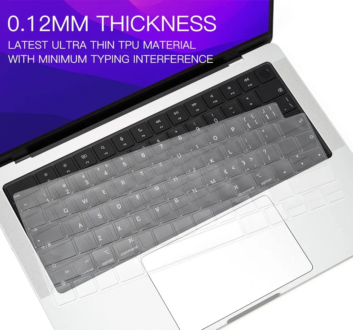 Ultra Thin TPU Keyboard Cover & Trackpad Protector Cover for 2024 2023 MacBook Air15.3" M2 M3 13.6 A2337
Ultra Thin TPU Keyboard Cover & Trackpad Protector Cover for 2024 2023 MacBook Air15.3" M2 M3 13.6 A2337