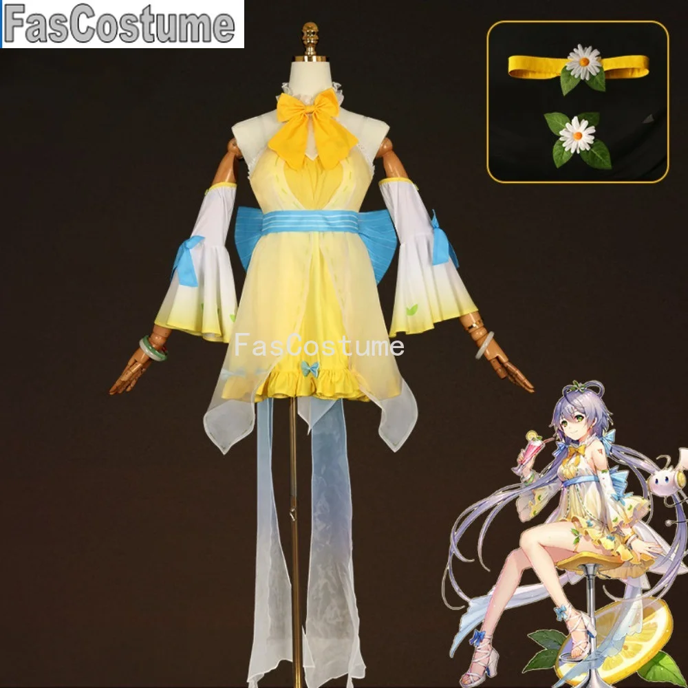 Luo Tianyi Lemon Cosplay Costume for WomenHot Sale Void Dress - Summer Music Party
Luo Tianyi Lemon Cosplay Costume for WomenHot Sale Void Dress - Summer Music Party