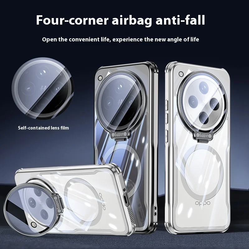 Case For OPPO Find x8pro Luxury acrylic transparent back panel magnetic back cover For OPPO Find x8pro Shockproof bumper Funda
Case For OPPO Find x8pro Luxury acrylic transparent back panel magnetic back cover For OPPO Find x8pro Shockproof bumper Funda