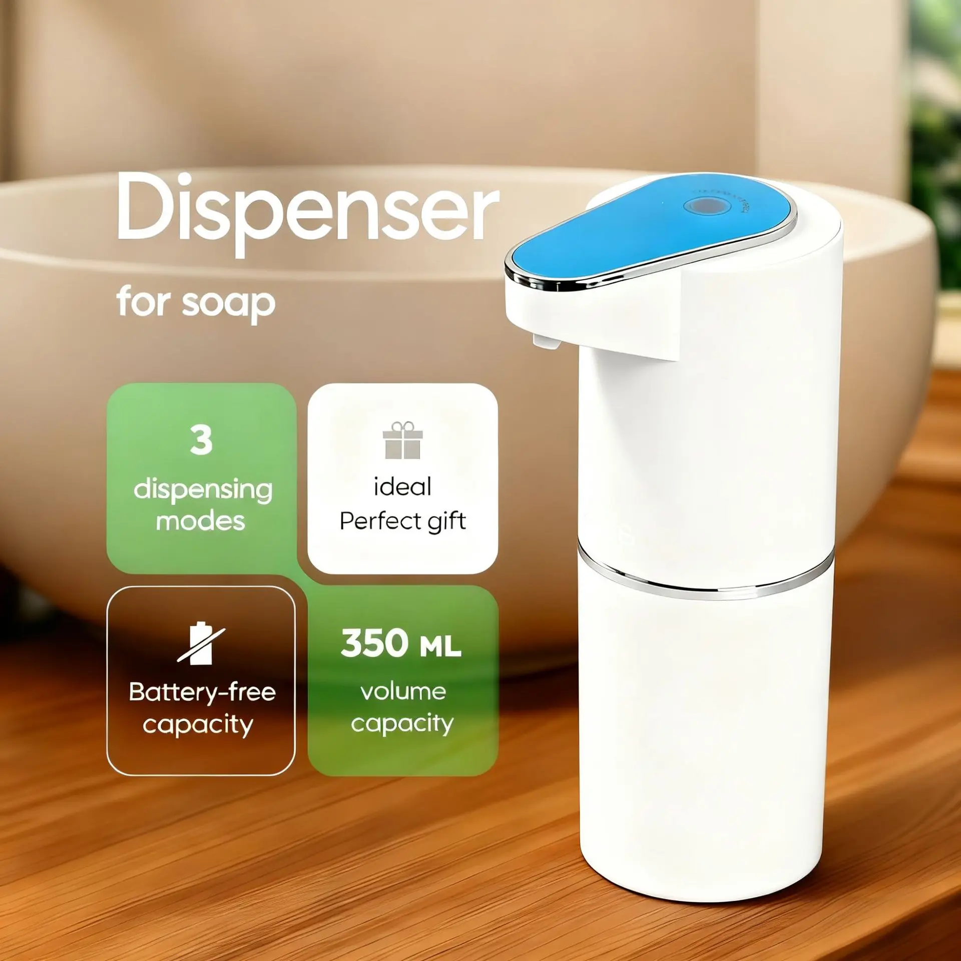 Induction Soap Dispenser Hotel Bathroom Infrared Multi-gear Contact-free Electric Aerator Charging Wall-mounted Vertical Washing
Induction Soap Dispenser Hotel Bathroom Infrared Multi-gear Contact-free Electric Aerator Charging Wall-mounted Vertical Washing