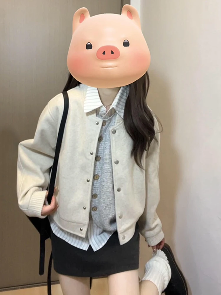 American Retro Long Sve Open Cardigan Women's Early Spring Autumn New High Loose Lazy Casual Top Polyester Fiber
American Retro Long Sve Open Cardigan Women's Early Spring Autumn New High Loose Lazy Casual Top Polyester Fiber