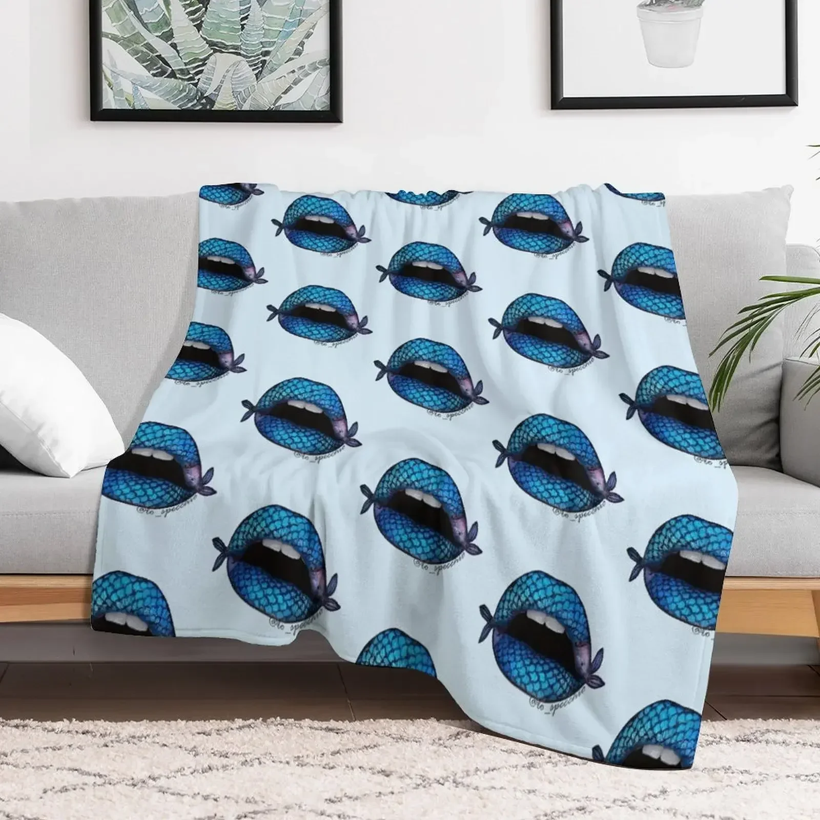 Fishlips - a fish art and a lip art, version two! Throw Blanket for winter Decorative Beds Blankets
Fishlips - a fish art and a lip art, version two! Throw Blanket for winter Decorative Beds Blankets