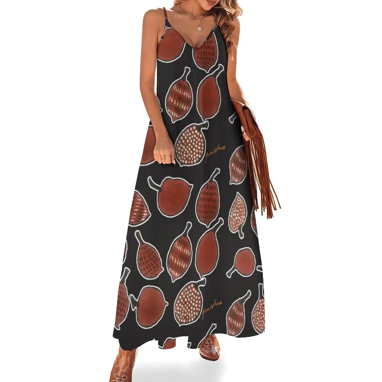 Jumulu - Boab nuts Sleeveless Dress Long dress woman dresses for womens dress summer 2025 women
Jumulu - Boab nuts Sleeveless Dress Long dress woman dresses for womens dress summer 2025 women