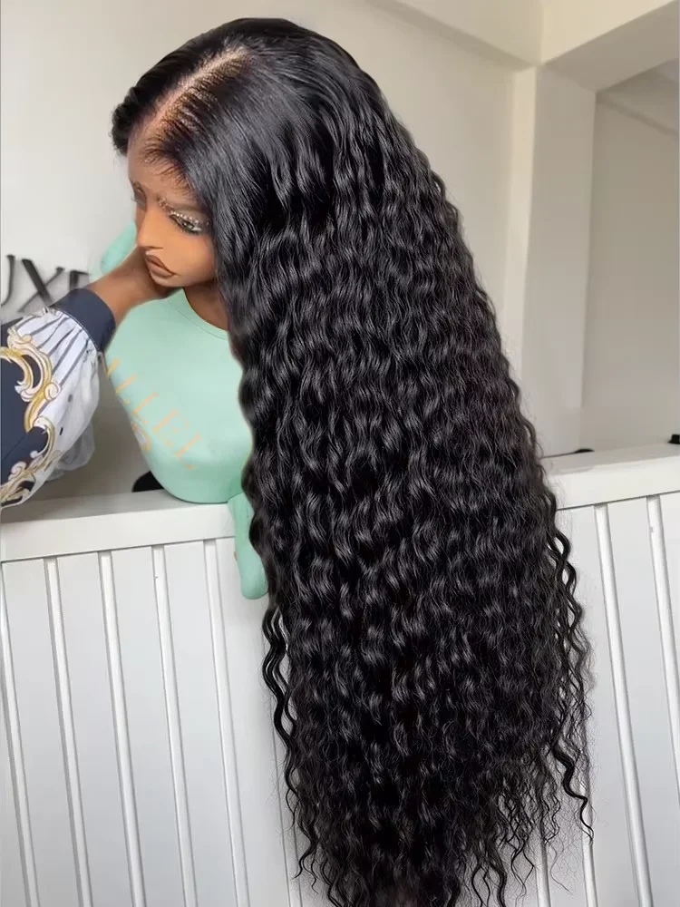 250% Density Deep Wave Lace Frontal Wig Human Hair 30 40 Inch 13x6 13x4 HD Transparent Human Hair Wigs Water Curly Wig Brazilian
250% Density Deep Wave Lace Frontal Wig Human Hair 30 40 Inch 13x6 13x4 HD Transparent Human Hair Wigs Water Curly Wig Brazilian