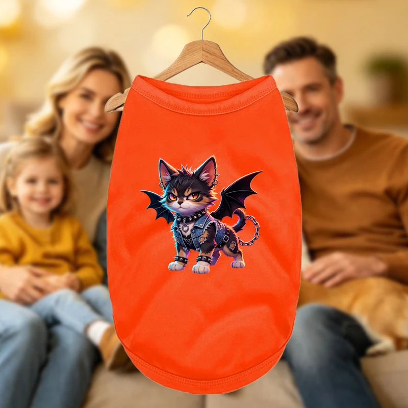 Summer Dog Tank Top Breathable Punk Bat Wings Print Pet Vest Cool Sleeveless Shirt for Small Dogs
Summer Dog Tank Top Breathable Punk Bat Wings Print Pet Vest Cool Sleeveless Shirt for Small Dogs