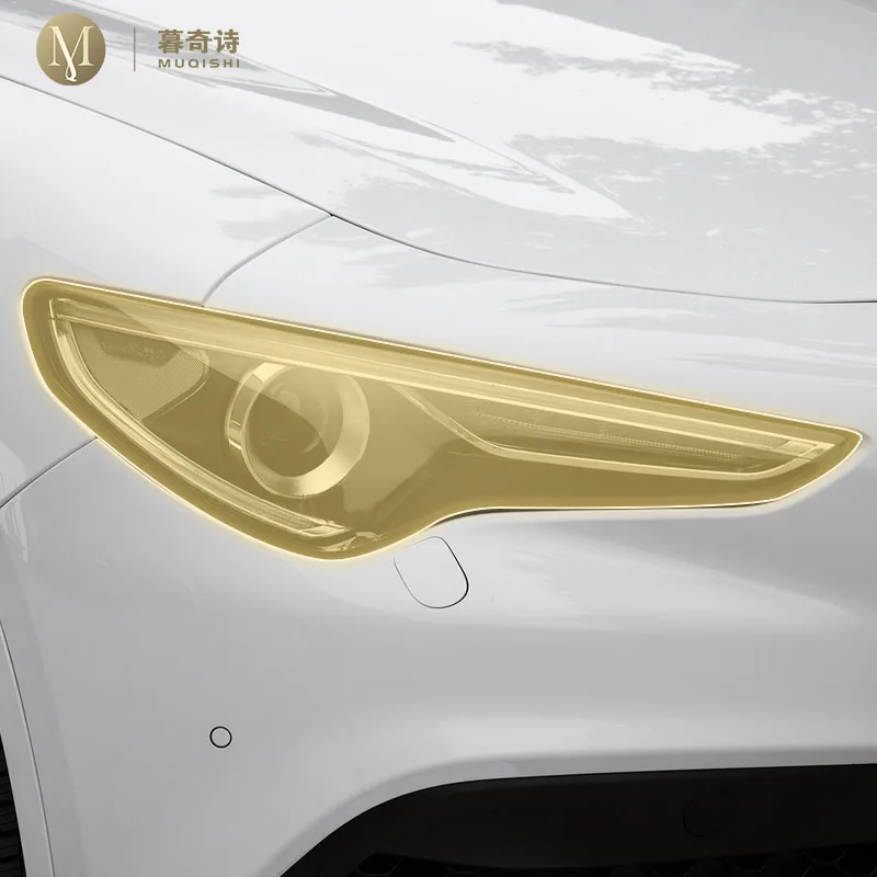 MUQSHI Pre cutting Car Exterior Headlights PPF transparent protective film TPU scratch resistant For Alfa Romeo Stelvio 17-2024
MUQSHI Pre cutting Car Exterior Headlights PPF transparent protective film TPU scratch resistant For Alfa Romeo Stelvio 17-2024