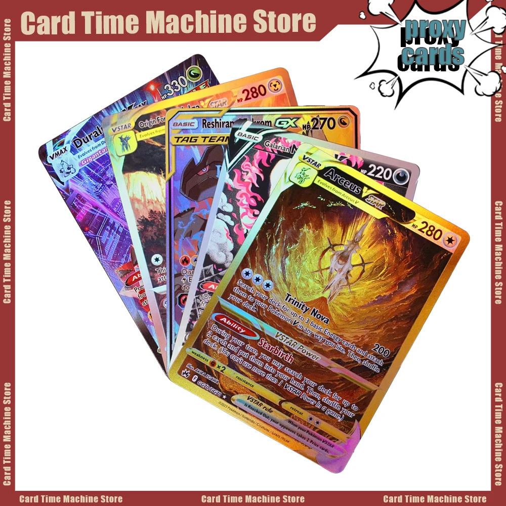 Карты Pokémon FOIL Proxy Cards для развлекательных игр PKM Arceus Vstar MewtwoV RaikouV Настольные игры Коллекция карт Игрушки Подарок
Карты Pokémon FOIL Proxy Cards для развлекательных игр PKM Arceus Vstar MewtwoV RaikouV Настольные игры Коллекция карт Игрушки Подарок