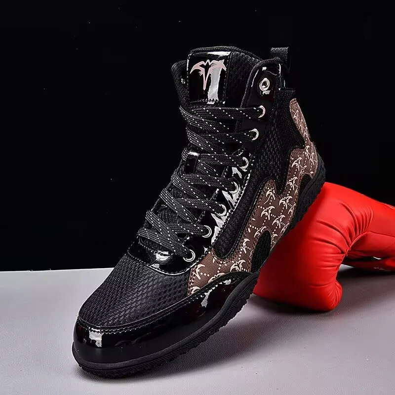Classic Brand Wrestling Shoes For Men Comfortable Boxing Shoes Anti-Slippery Fighting Shoes High Top Gym Training Shoe For Men
Classic Brand Wrestling Shoes For Men Comfortable Boxing Shoes Anti-Slippery Fighting Shoes High Top Gym Training Shoe For Men