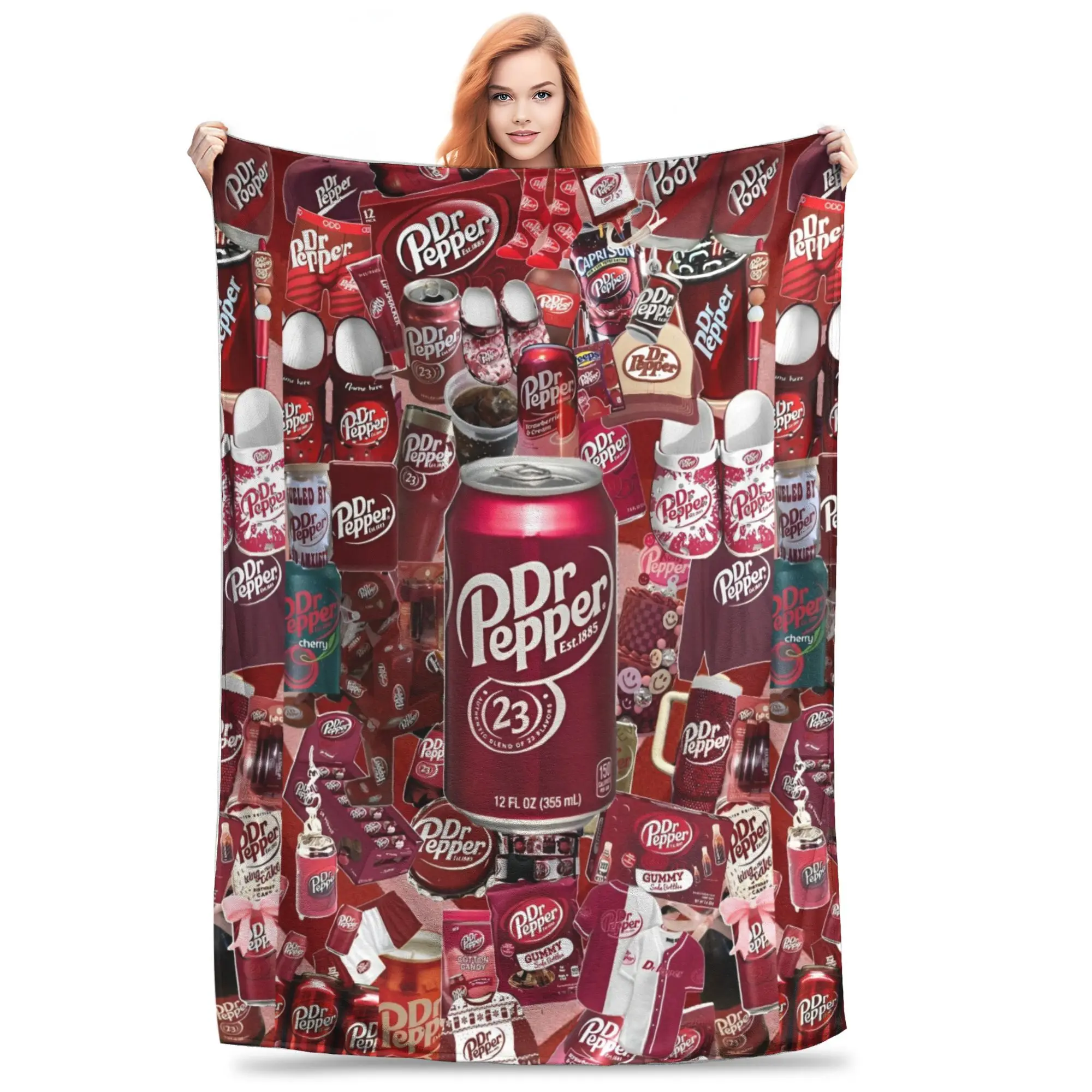 Dr Pepper Wool Blankets Fashion Throw Blankets for Bed Sofa Couch 200x150cm Bedspread
Dr Pepper Wool Blankets Fashion Throw Blankets for Bed Sofa Couch 200x150cm Bedspread
