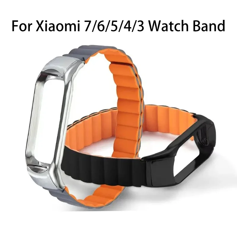 Silicone Straps For Xiaomi Mi Band 7 6 5 Magnetic soft Bracelet Wristbands For Mi Band 7 6 Replacement belt mi band 5 4 3 correa
Silicone Straps For Xiaomi Mi Band 7 6 5 Magnetic soft Bracelet Wristbands For Mi Band 7 6 Replacement belt mi band 5 4 3 correa