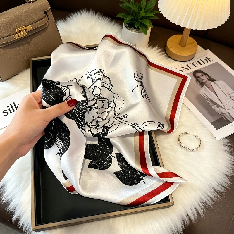 Three-dimensional Flowers! Mulberry Silk Silk Scarf Versatile Silk Scarf Streamer New Hair Tie Square Scarf Decorative Scarf
Three-dimensional Flowers! Mulberry Silk Silk Scarf Versatile Silk Scarf Streamer New Hair Tie Square Scarf Decorative Scarf
