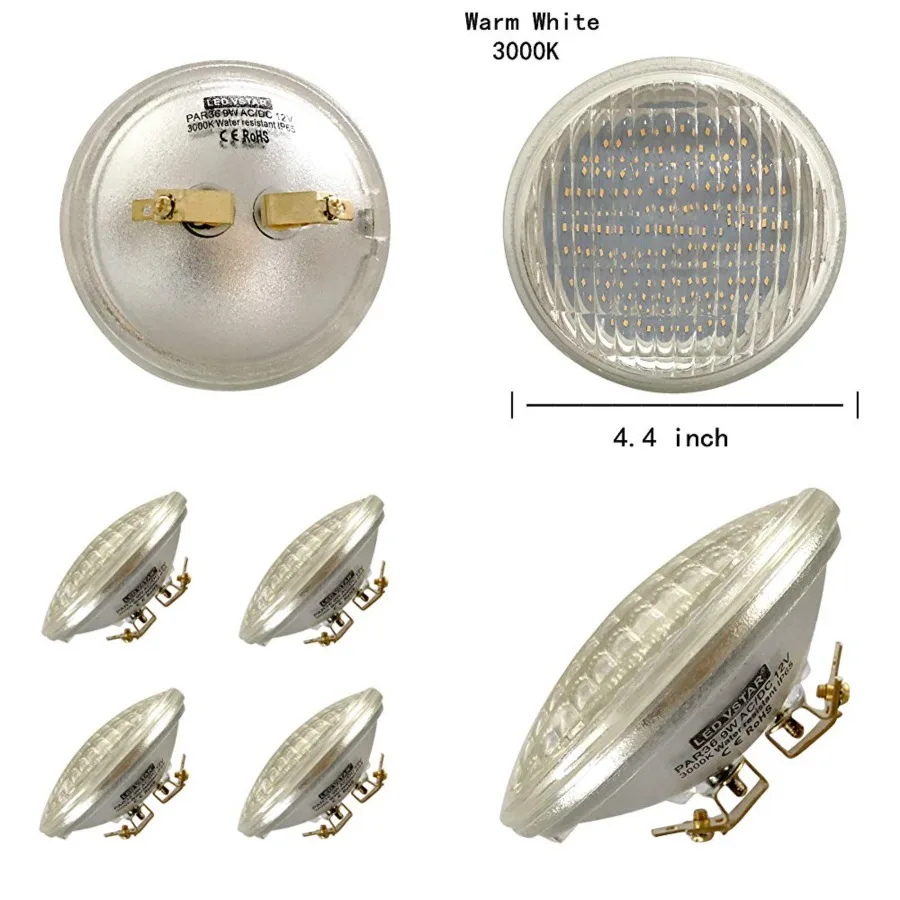 LED PAR36 9W Eq to 50W Halogen 12V AC/DC Lamp Landscape Waterproof
LED PAR36 9W Eq to 50W Halogen 12V AC/DC Lamp Landscape Waterproof