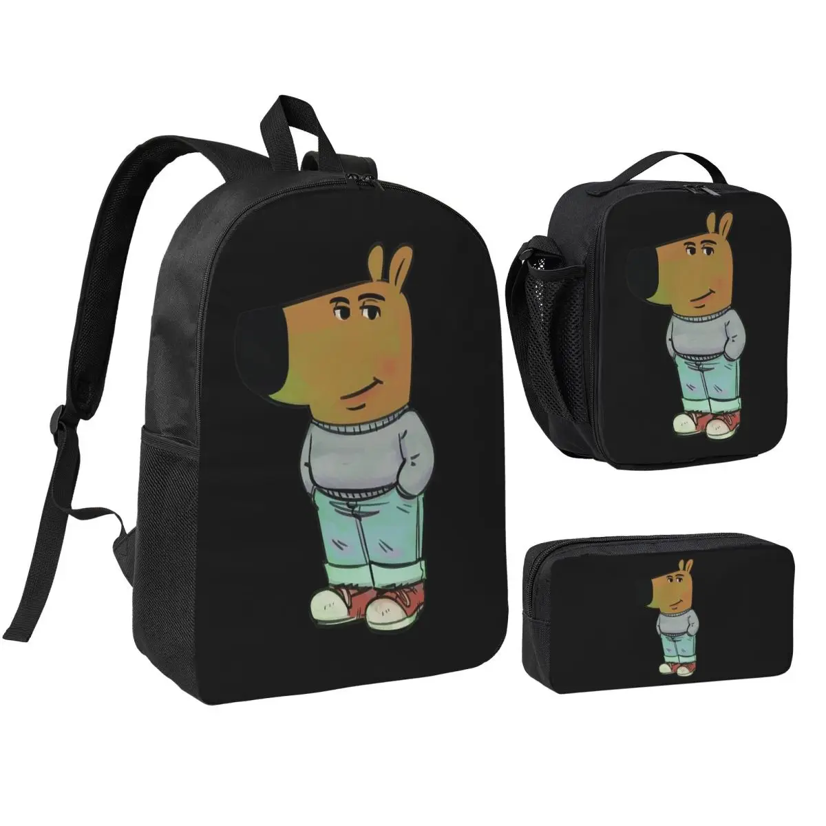 Chill Guy Backpack Boys Girls BookBag School Bag Shoulder Bags 3ps Insulated Lunch Bag Pencil Case
Chill Guy Backpack Boys Girls BookBag School Bag Shoulder Bags 3ps Insulated Lunch Bag Pencil Case
