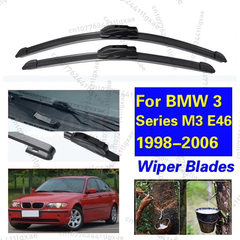 Wiper Front Wiper Blades For BMW 3 Series M3 E46 1998-2006 1999 2000 2001 2002 2003 Windshield Windscreen Front Window 20"+22"
Wiper Front Wiper Blades For BMW 3 Series M3 E46 1998-2006 1999 2000 2001 2002 2003 Windshield Windscreen Front Window 20"+22"