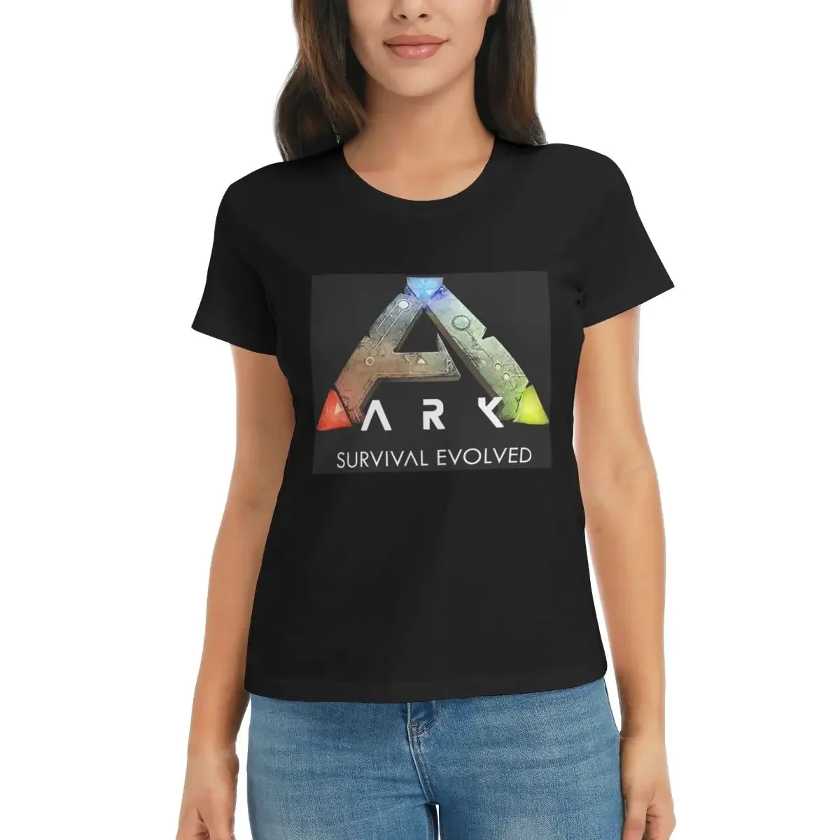 Women T-Shirt Ark Survival Evolved ( Black ) Summer Short Sleeve Tees Crew Neck Cotton T Shirts Clothes Tops Streetwear
Women T-Shirt Ark Survival Evolved ( Black ) Summer Short Sleeve Tees Crew Neck Cotton T Shirts Clothes Tops Streetwear
