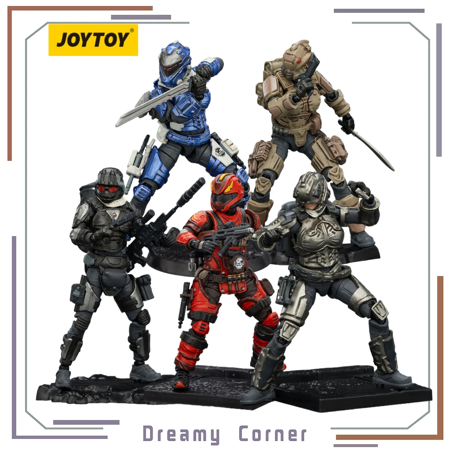 【Pre-sale】JOYTOY UNSC Assaulter Fjord Medic Acacia Steel Ride Corps Sniper Cinder Scout Mist Assaulter Elias 5PCS Action Figure
【Pre-sale】JOYTOY UNSC Assaulter Fjord Medic Acacia Steel Ride Corps Sniper Cinder Scout Mist Assaulter Elias 5PCS Action Figure