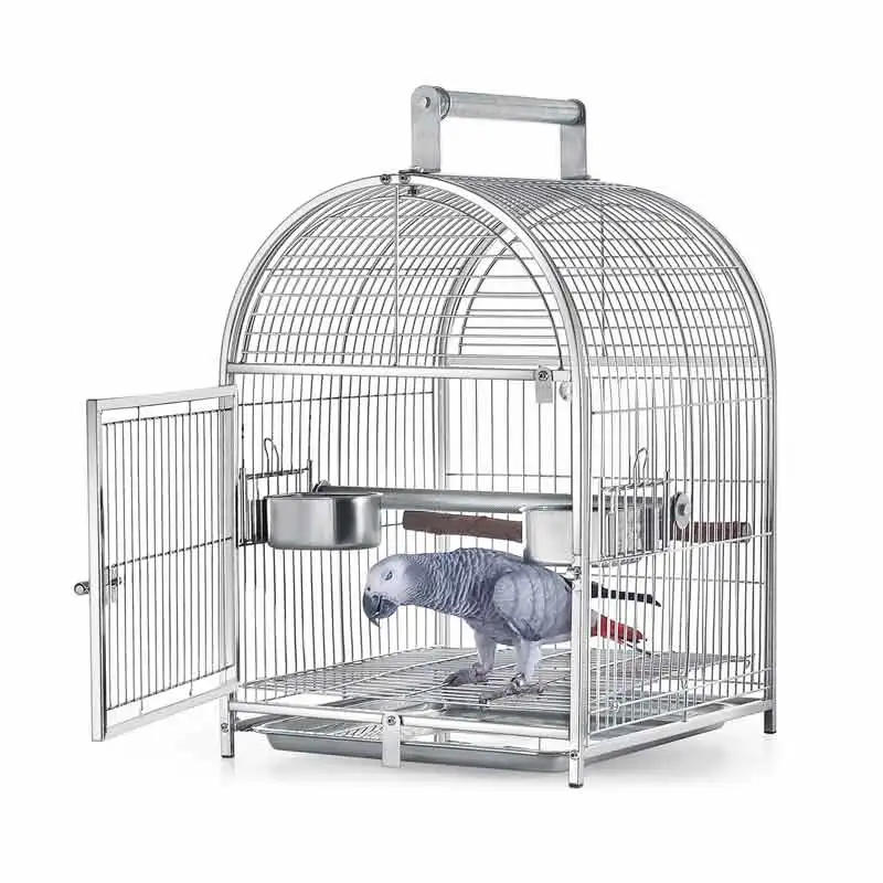 Outdoor Bird Cage Parrot Carrying Hanging Playground Stainless Steel Bird Cage Transport Shelter Huis Tuin House Garden
Outdoor Bird Cage Parrot Carrying Hanging Playground Stainless Steel Bird Cage Transport Shelter Huis Tuin House Garden