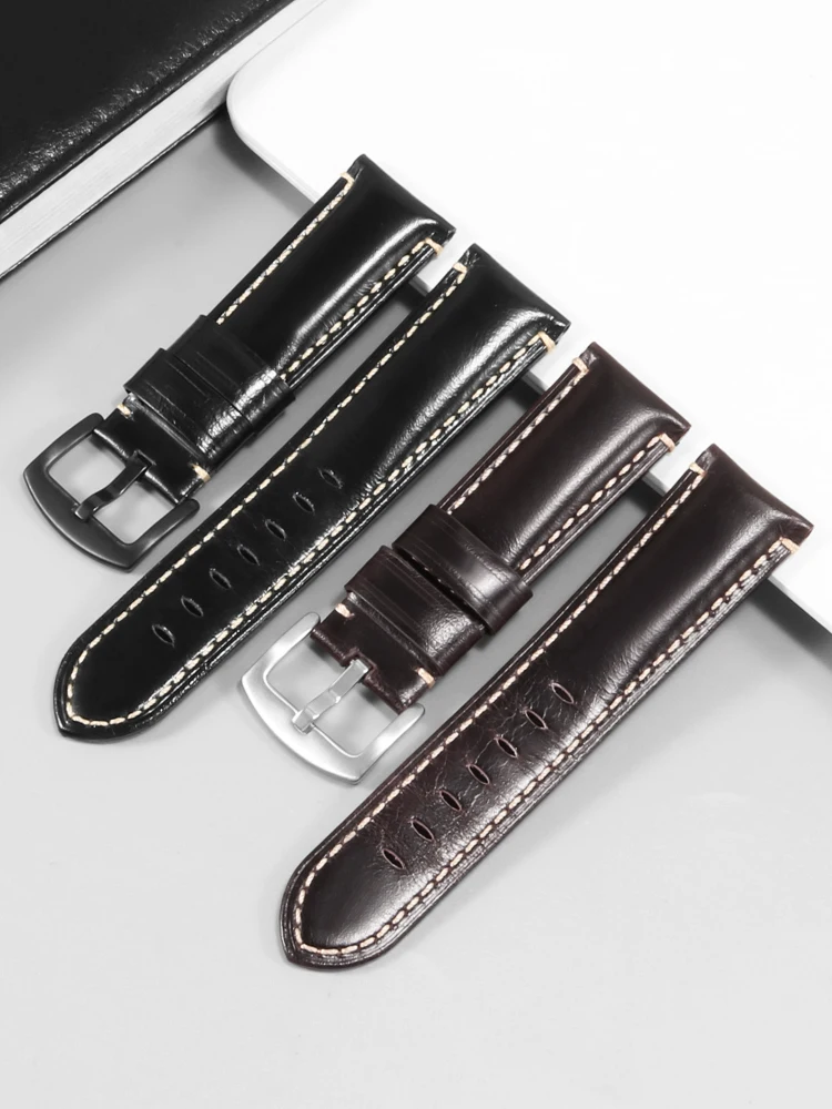 Suitable for Panerai Seiko Tissot Casio Tudor Rolex Vintage Leather Watch with Flat Mouth 24mm
Suitable for Panerai Seiko Tissot Casio Tudor Rolex Vintage Leather Watch with Flat Mouth 24mm