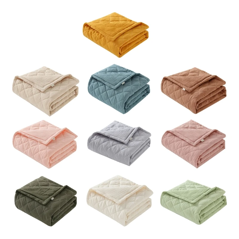Versatile Cotton Baby Blanket Lightweight & Breathable Cover for Cribs Strollers
Versatile Cotton Baby Blanket Lightweight & Breathable Cover for Cribs Strollers