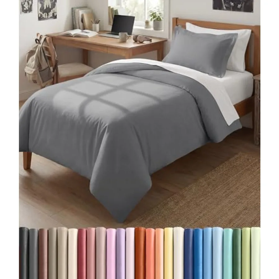 Duvet Cover Twin/Twin XL Size Set - Extra Soft Twin/Twin XL Duvet Cover 68" x 90" with 1 Pillow Sham for Women, Men, and Teens
Duvet Cover Twin/Twin XL Size Set - Extra Soft Twin/Twin XL Duvet Cover 68" x 90" with 1 Pillow Sham for Women, Men, and Teens
