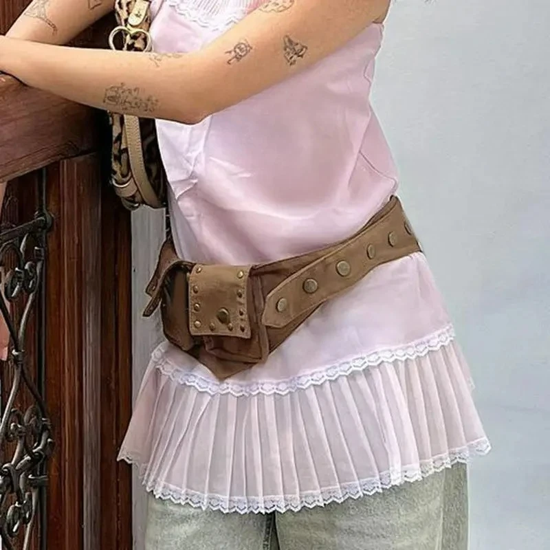 Niche Cool and Handsome Accessory Belt for Women Spicy Girl Waist Bag Waist Belt Ins Style
Niche Cool and Handsome Accessory Belt for Women Spicy Girl Waist Bag Waist Belt Ins Style
