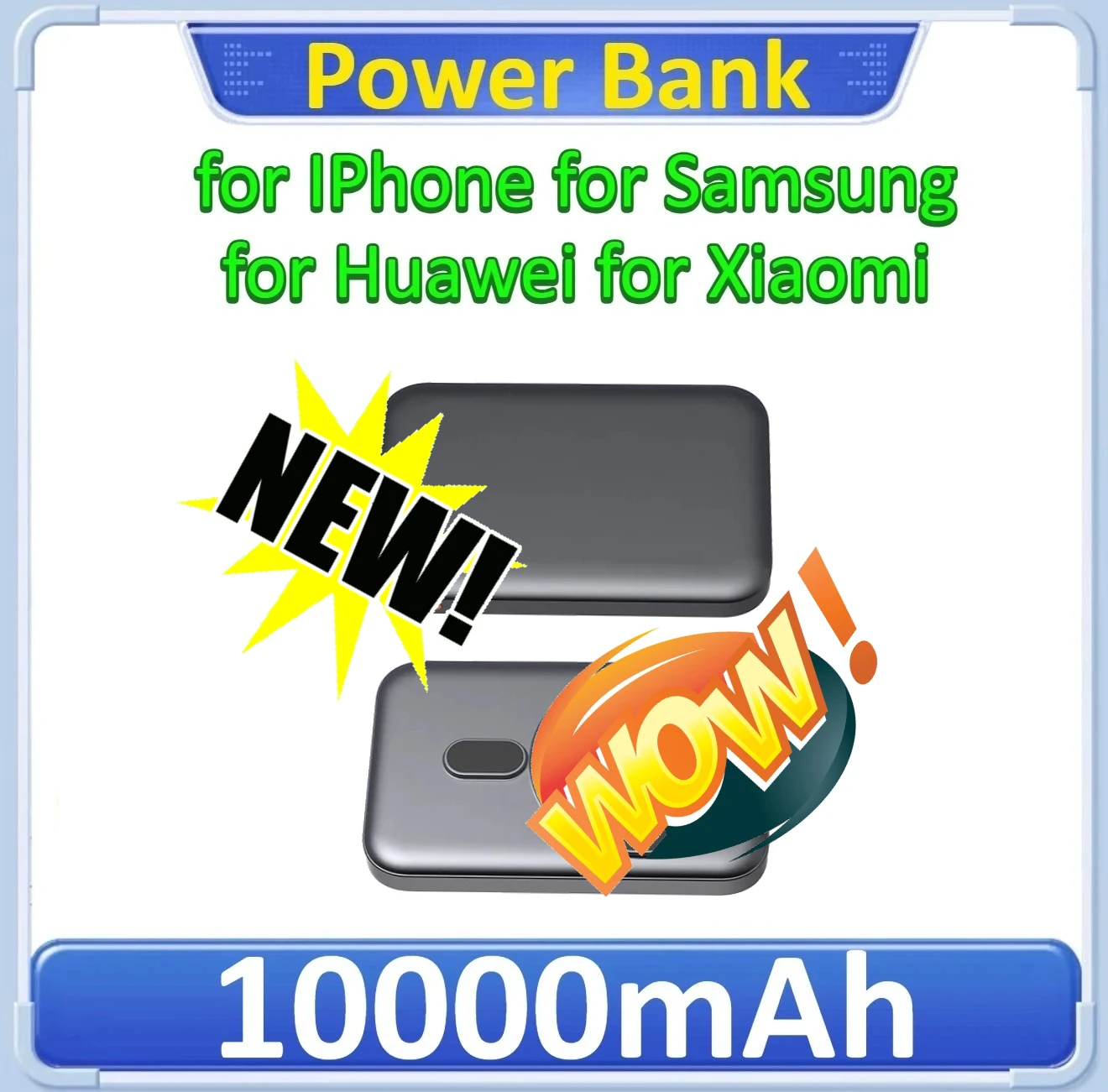 Ultra Thin Magnetic Power Bank Wireless Fast Charger for IPhone 17 16 15 14 13 12 Backup Battery 10000mAh
Ultra Thin Magnetic Power Bank Wireless Fast Charger for IPhone 17 16 15 14 13 12 Backup Battery 10000mAh