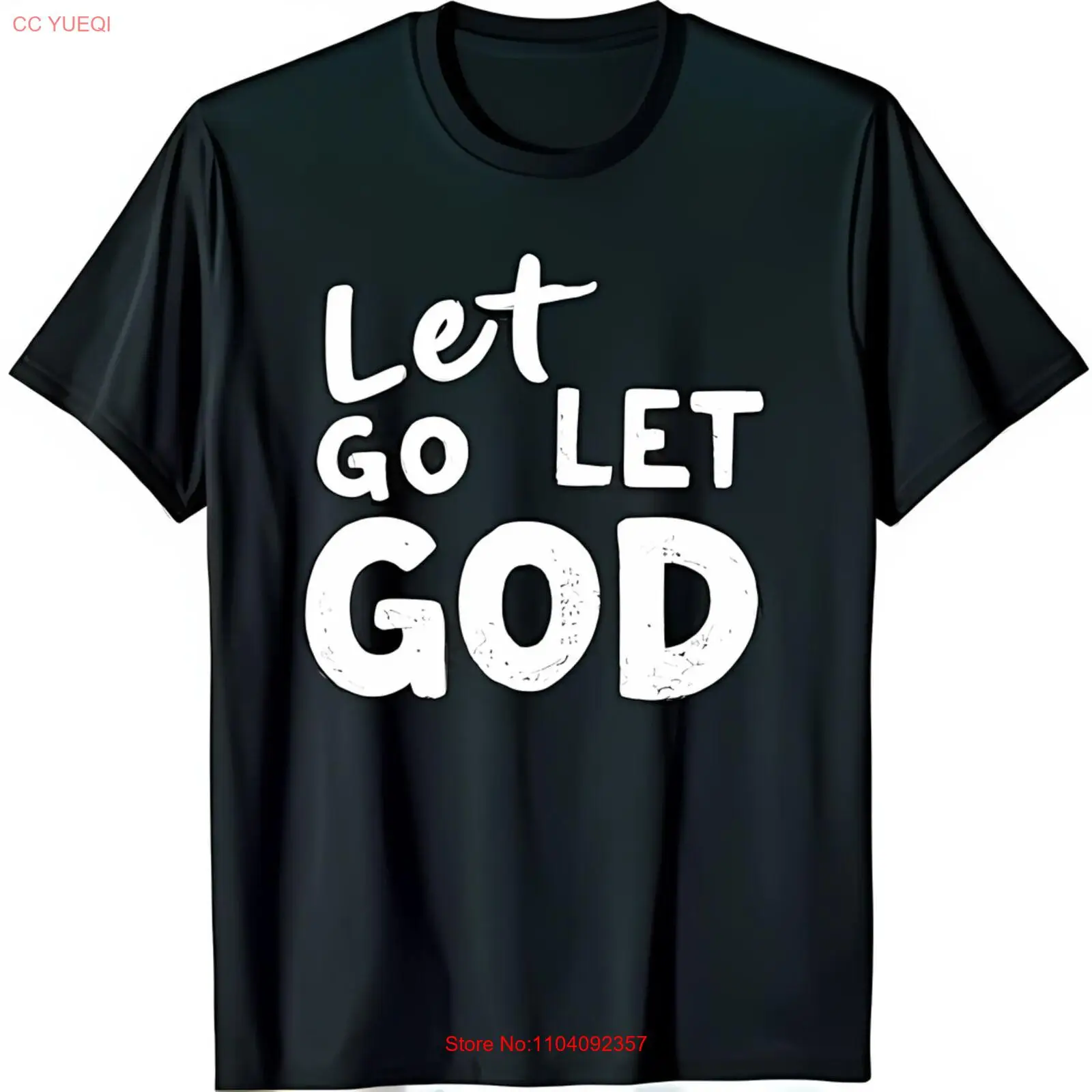 Черная футболка Let Go Let God, повседневная вдохновляющая футболка с рукописным письмом на каждый день
Черная футболка Let Go Let God, повседневная вдохновляющая футболка с рукописным письмом на каждый день