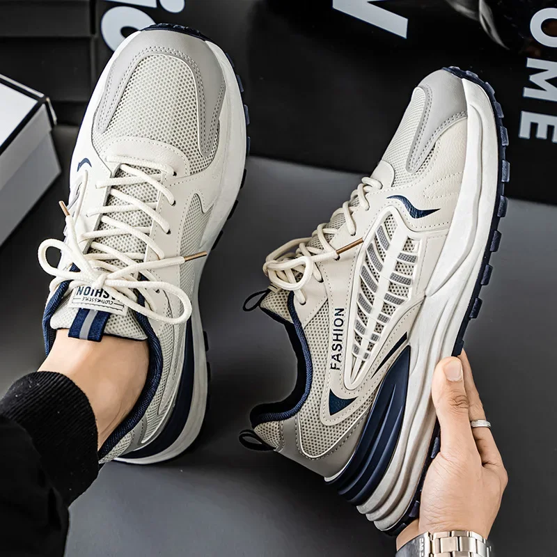 Men's Casual Sneakers - Multi-Functional Leisure Shoes Outdoor Anti-Slip Durable Breathable Mesh Running Shoes with Soft Soles
Men's Casual Sneakers - Multi-Functional Leisure Shoes Outdoor Anti-Slip Durable Breathable Mesh Running Shoes with Soft Soles