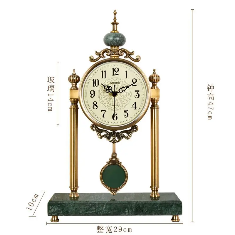Living Room Light Luxury Metal Table Clock Ornament Clock Table Creative Decorative Table Silent Fashion Clock
Living Room Light Luxury Metal Table Clock Ornament Clock Table Creative Decorative Table Silent Fashion Clock