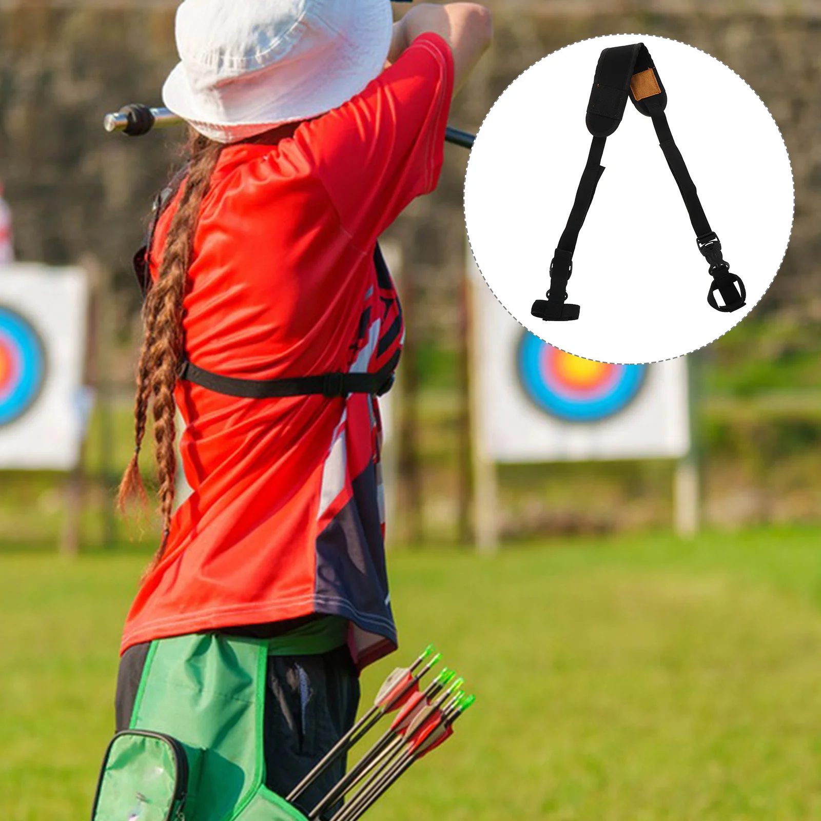 Compound Bow Shoulder Strap Archery Accessories Durable Anti Slip Design for Comfortable Carry Compound Bow
Compound Bow Shoulder Strap Archery Accessories Durable Anti Slip Design for Comfortable Carry Compound Bow