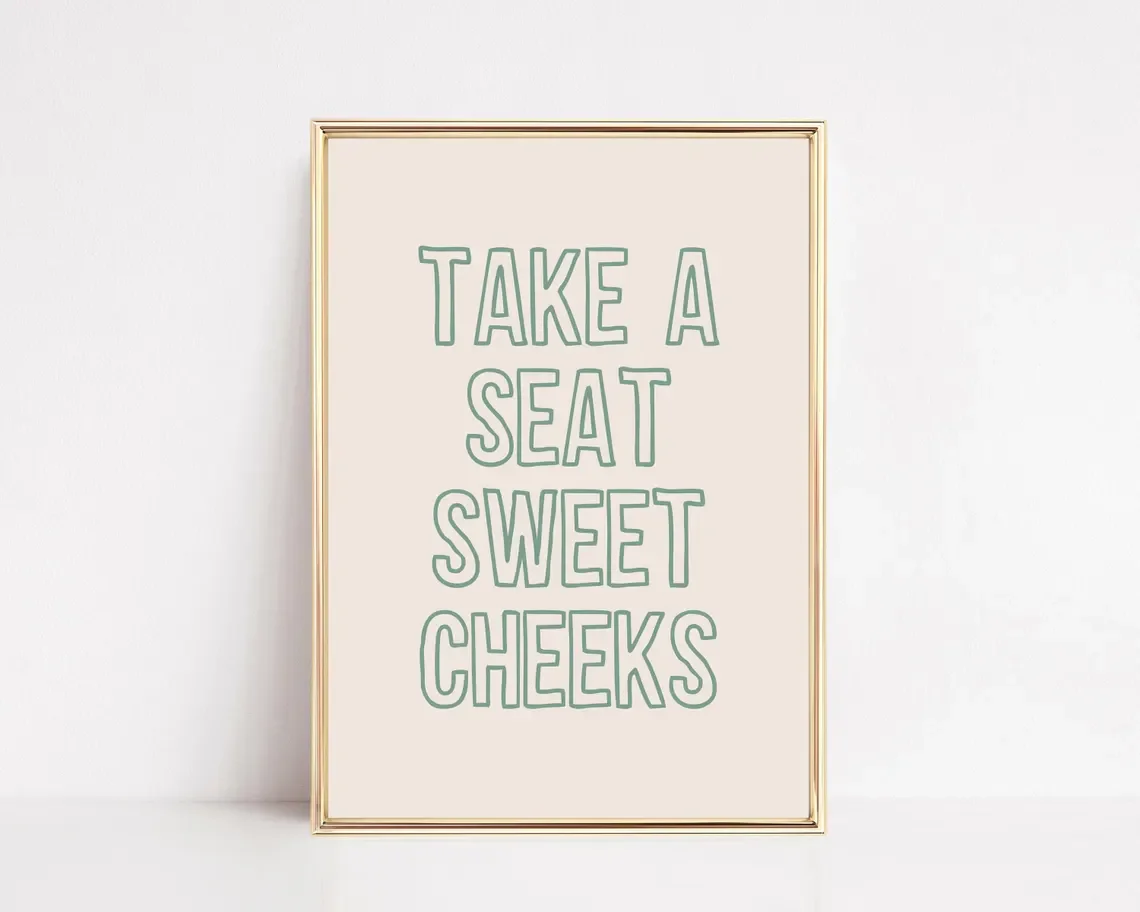 Настенное искусство для ванной комнаты | Сядь, милая, на моем колене. | Настенное искусство в цвете шалфейно-зеленый | Забавный декор для ванной комнаты | Милый декор для ванной комнаты | кикиандним | диги
Настенное искусство для ванной комнаты | Сядь, милая, на моем колене. | Настенное искусство в цвете шалфейно-зеленый | Забавный декор для ванной комнаты | Милый декор для ванной комнаты | кикиандним | диги