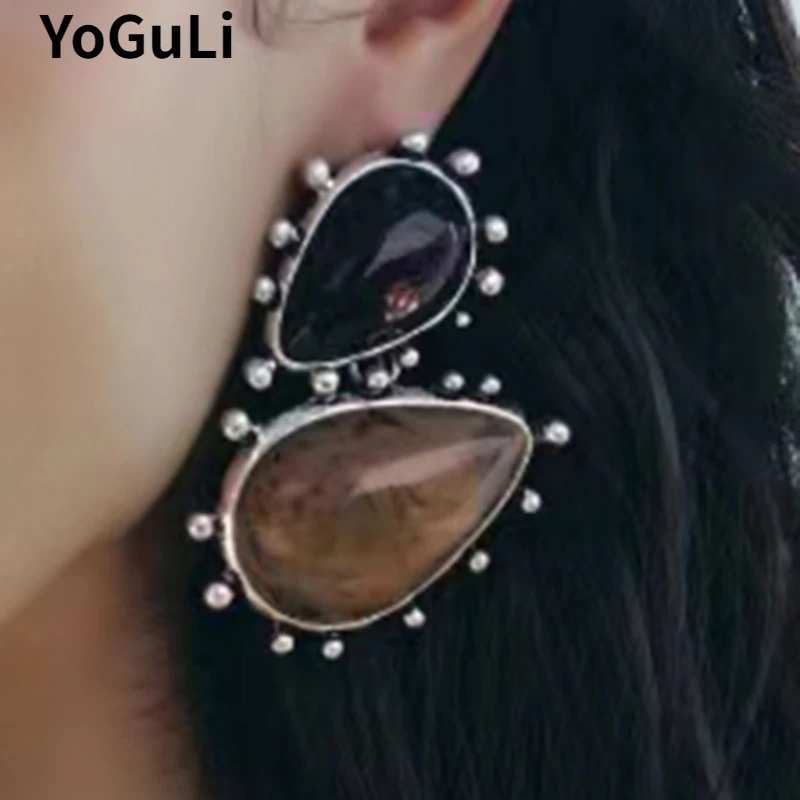 Fashion Jewelry Vintage Temperament Resin Geometric Dangle Earrings For Women Party Gifts Exaggerative Ear Accessories
Fashion Jewelry Vintage Temperament Resin Geometric Dangle Earrings For Women Party Gifts Exaggerative Ear Accessories