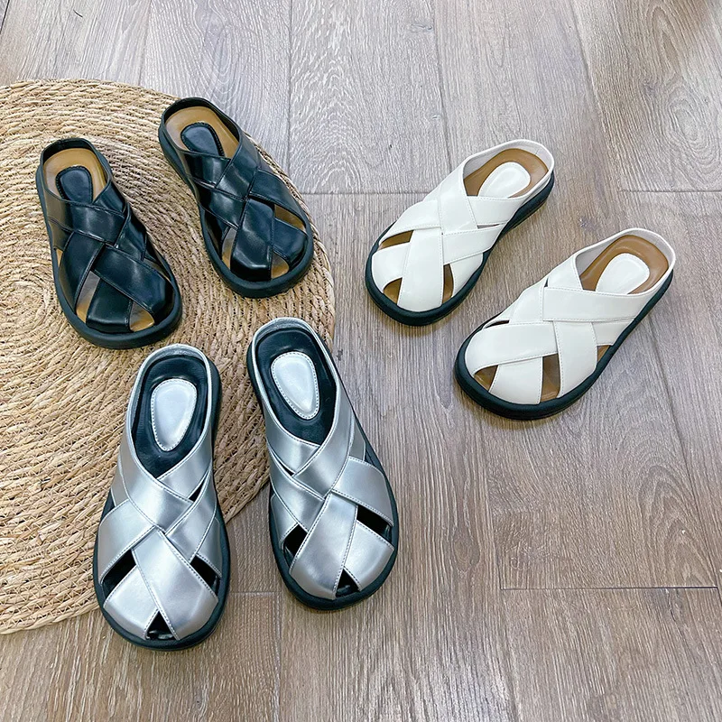 Baotou Slippers Summer Casual Flat Bottomed Beach Semi Trailer Fashion Versatile Women's Shoes
Baotou Slippers Summer Casual Flat Bottomed Beach Semi Trailer Fashion Versatile Women's Shoes