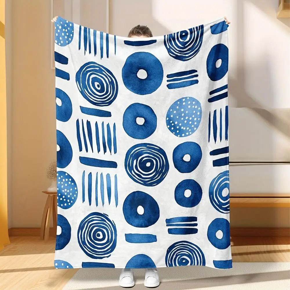 Blue Abstract Pattern Throw Blanket Modern Geometric Design for Living Room Decor MinimalistHomeStyle Gift for Her
Blue Abstract Pattern Throw Blanket Modern Geometric Design for Living Room Decor MinimalistHomeStyle Gift for Her