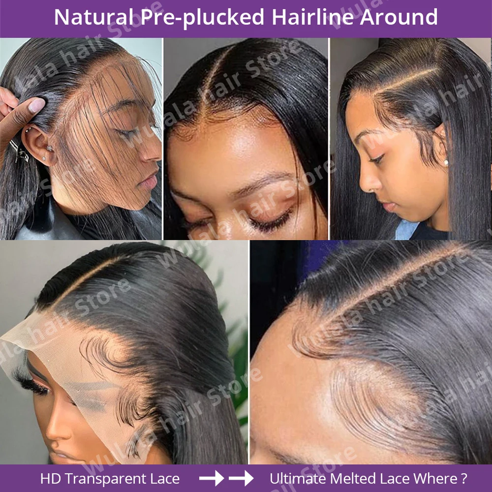 30-40 Inch Bone Straight HD Transparent 13x4 13x6 360 Lace Front Wig Human Hair Pre-Plucked Lace Frontal Wigs For black Women
30-40 Inch Bone Straight HD Transparent 13x4 13x6 360 Lace Front Wig Human Hair Pre-Plucked Lace Frontal Wigs For black Women