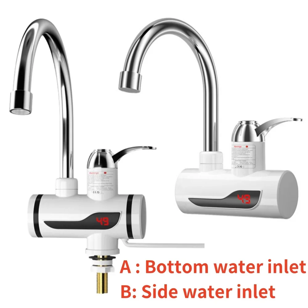Hot Water Heater Faucet 3000W Hot Cold Mixer Tap Temperature Adjustable Tankless Water Heater Kitchen Bathroom Supplies
Hot Water Heater Faucet 3000W Hot Cold Mixer Tap Temperature Adjustable Tankless Water Heater Kitchen Bathroom Supplies