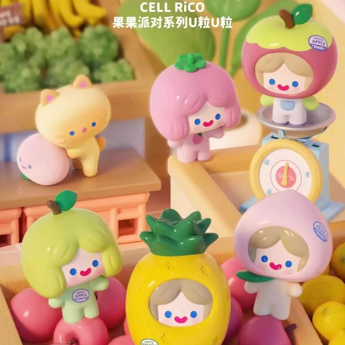 Rico Happy Friends Blind Box Figurine Trendy Toy Room Decoration Original Cell In The Fruit Basket Series Collectible
Rico Happy Friends Blind Box Figurine Trendy Toy Room Decoration Original Cell In The Fruit Basket Series Collectible