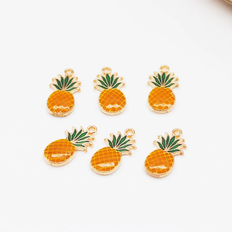 20pcs/lot Charm Pendants Pineapple Gold Color Yellow Green Enamel Fruit Charms for Jewelry Handmade
20pcs/lot Charm Pendants Pineapple Gold Color Yellow Green Enamel Fruit Charms for Jewelry Handmade