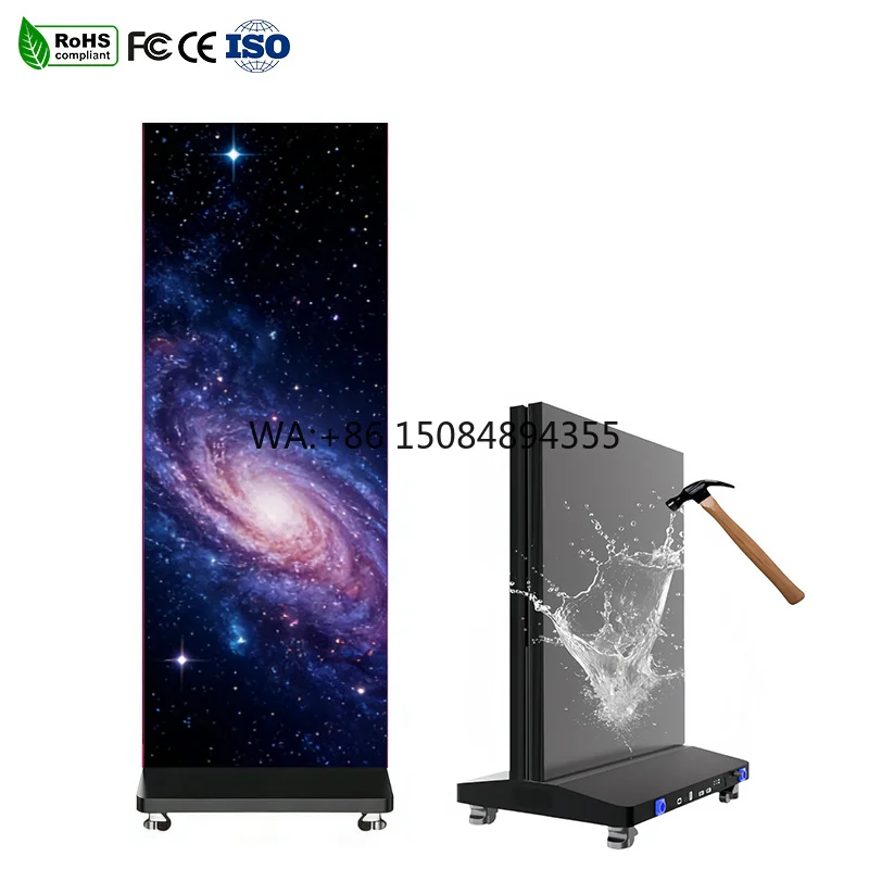 LED Digital Signage Display P2.5 Indoor/Outdoor Waterproof High Brightness Advertising Poster Multi-User CMS Remote Management
LED Digital Signage Display P2.5 Indoor/Outdoor Waterproof High Brightness Advertising Poster Multi-User CMS Remote Management