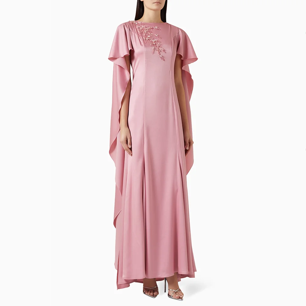 Женские вечерние платья для выпускного бала с круглым вырезом, атласные, с рюшами, А-силуэта, длиной до щиколотки, с модным цветочным принтом, длинное платье с жемчугом, на заказ
Женские вечерние платья для выпускного бала с круглым вырезом, атласные, с рюшами, А-силуэта, длиной до щиколотки, с модным цветочным принтом, длинное платье с жемчугом, на заказ