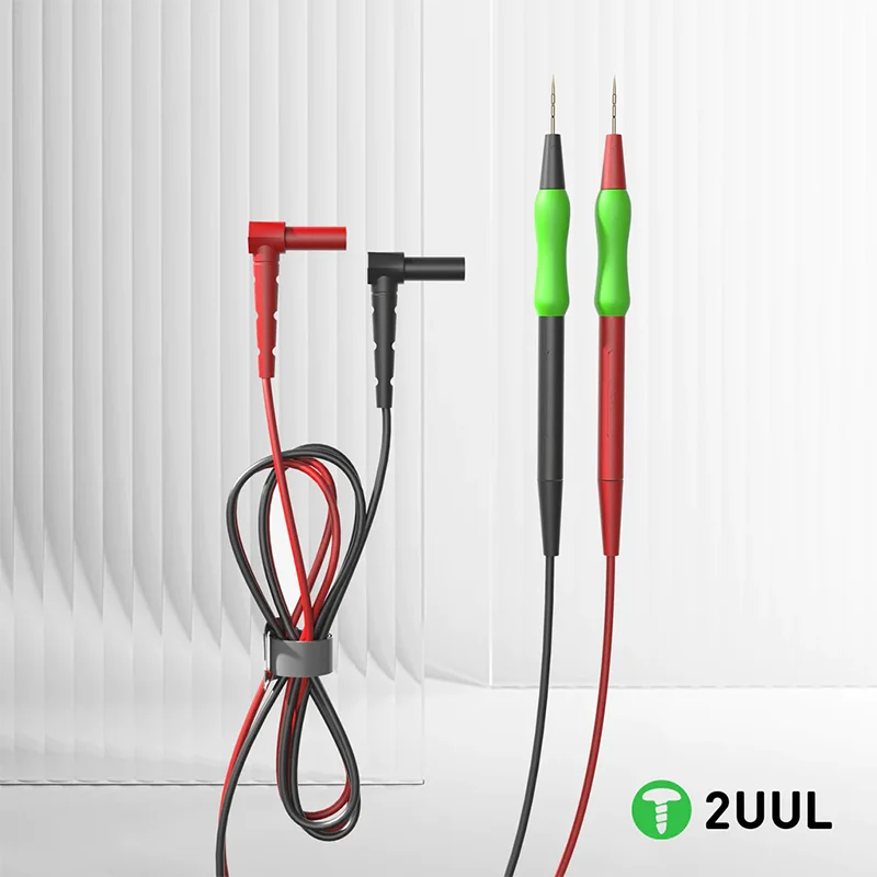 Universal Multimeter Pen 2UUL MT01 Sharp and Multimeter Gold Plated Steel Needle Digital Multimeter Testing Probe
Universal Multimeter Pen 2UUL MT01 Sharp and Multimeter Gold Plated Steel Needle Digital Multimeter Testing Probe