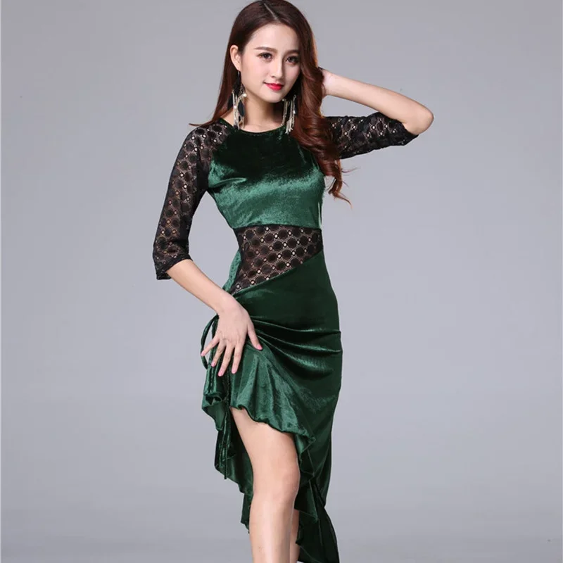 New Women Dance Wear Ballroom Dress Samba Costume Sexy Party Dresses Floral Lace One-piece Latin Dress
New Women Dance Wear Ballroom Dress Samba Costume Sexy Party Dresses Floral Lace One-piece Latin Dress