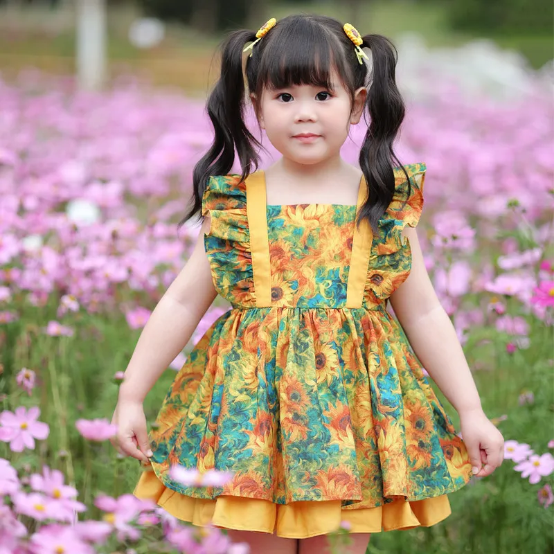 2026 New Girls Lolita Princess Dress Children's Birthday Gift Beautiful Sunflower Vest Dress Girls Summer Daily Wear Dress
2026 New Girls Lolita Princess Dress Children's Birthday Gift Beautiful Sunflower Vest Dress Girls Summer Daily Wear Dress
