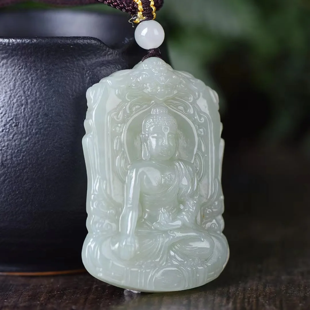 Exquisite Hetian Jade Patron Saint Amitabha Pendant Jewelry Belongs to the Pig Patron Saint 4156#
Exquisite Hetian Jade Patron Saint Amitabha Pendant Jewelry Belongs to the Pig Patron Saint 4156#