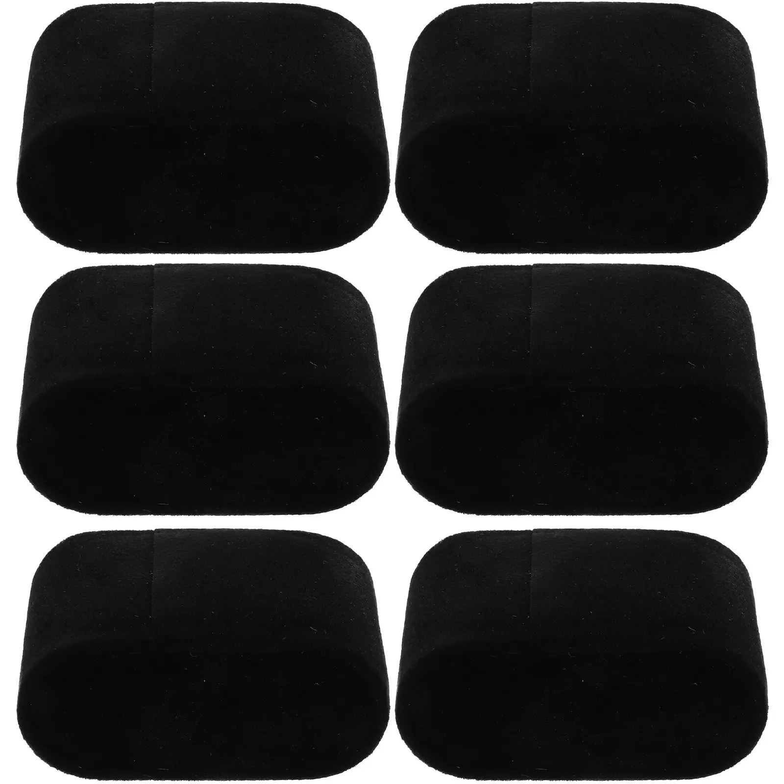 6 Pcs Watch Pillow Jewelry Cushion Velvet Small Bracelet Bangle Display Stable Hold Accessories Packaging Tools Black
6 Pcs Watch Pillow Jewelry Cushion Velvet Small Bracelet Bangle Display Stable Hold Accessories Packaging Tools Black