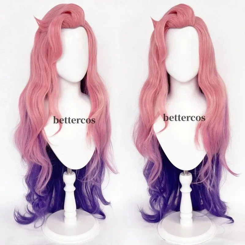 Seraphine Cosplay Wig LoL KDA Cosplays Curly Pink Purple Wigs Heat Resistant Synthetic Hair
Seraphine Cosplay Wig LoL KDA Cosplays Curly Pink Purple Wigs Heat Resistant Synthetic Hair