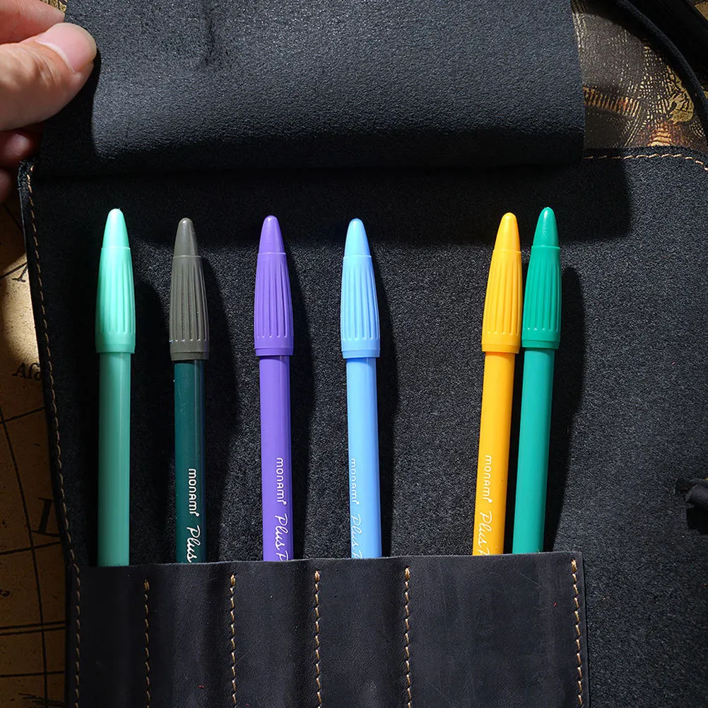 Pen Case Vintage Holder For Fountain Ballpoint Pens Luxury Pencil Bag Organizer Black
Pen Case Vintage Holder For Fountain Ballpoint Pens Luxury Pencil Bag Organizer Black